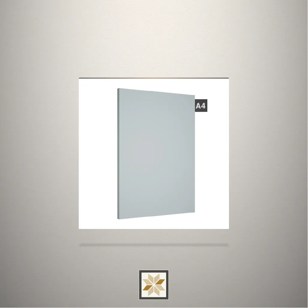 High Gloss Solid Color Blue Laminate (8x4 feet,2 mm): LM-13597