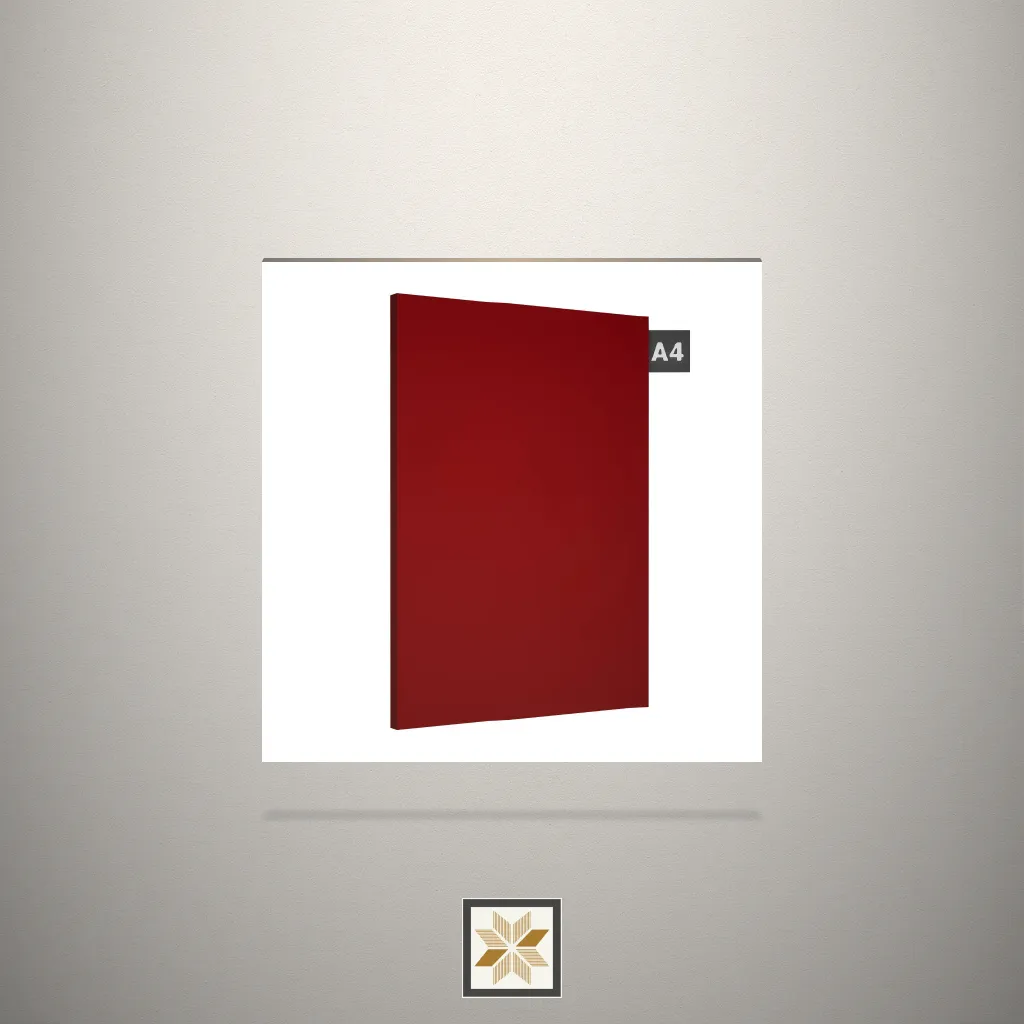 High Gloss Solid Color Red Laminate (8x4 feet,1.5 mm): LM-13644