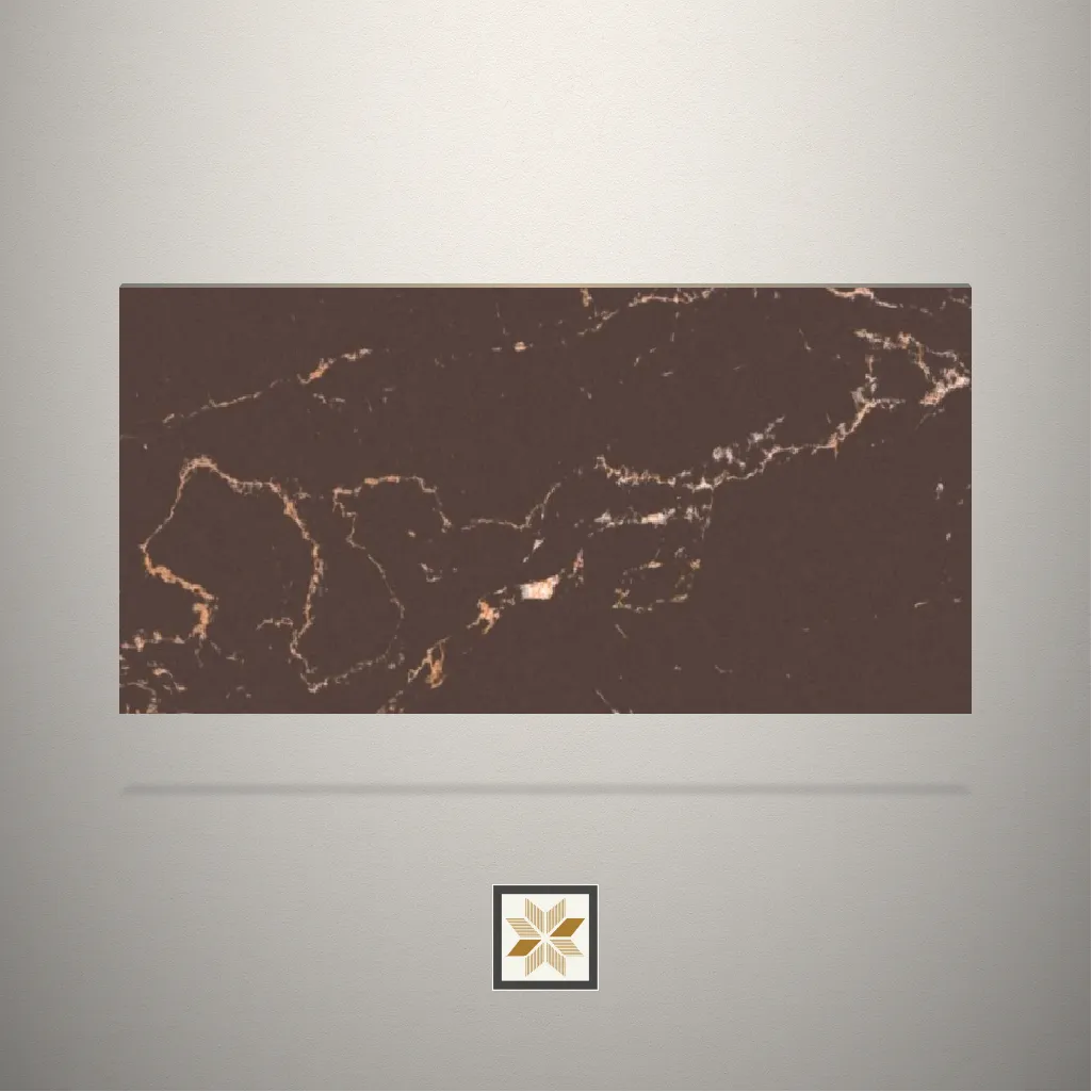 HM Marble Brown Laminate (8x4 feet,1 mm): LM-13735