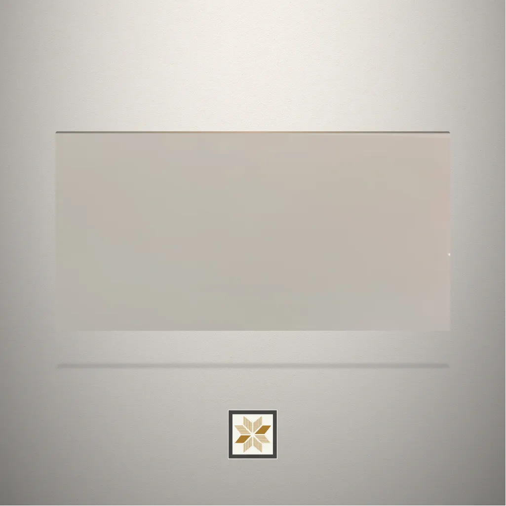 Gloss Glazze Solid Color White Laminate (8x4 feet,2 mm): LM-13968