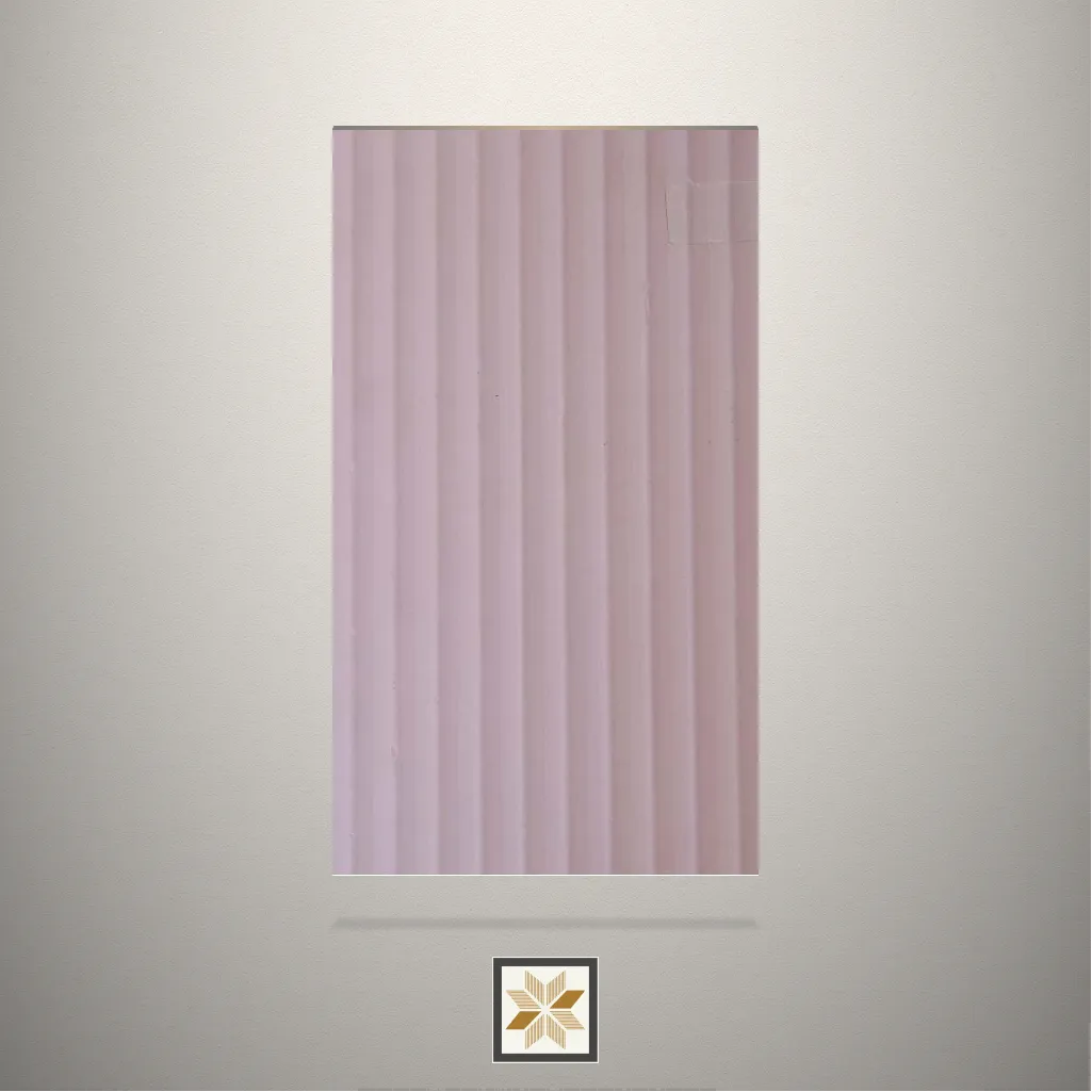 Textured Fluted Purple Laminate (8x4 feet,1 mm): LM-14012