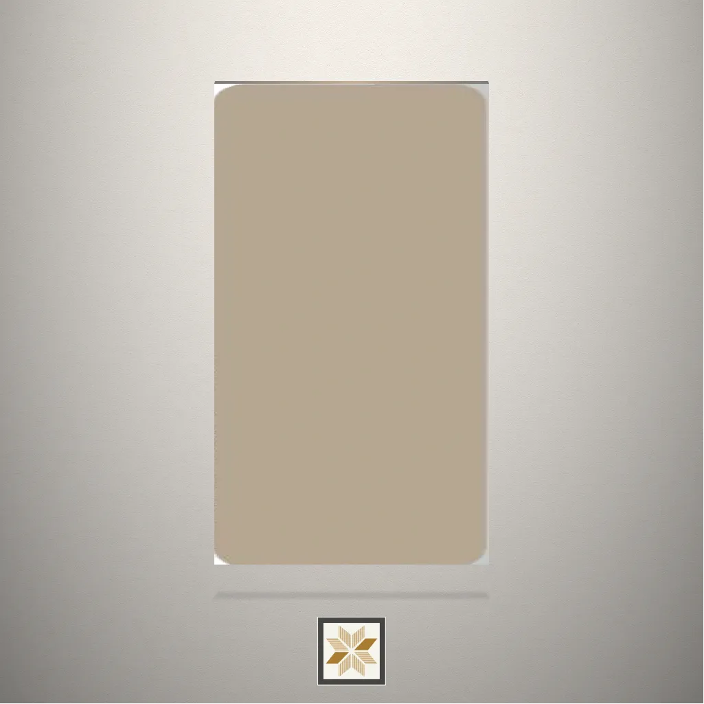 Textured Peach Brown Fluted Brown Laminate (8x4 feet,1 mm): LM-14114