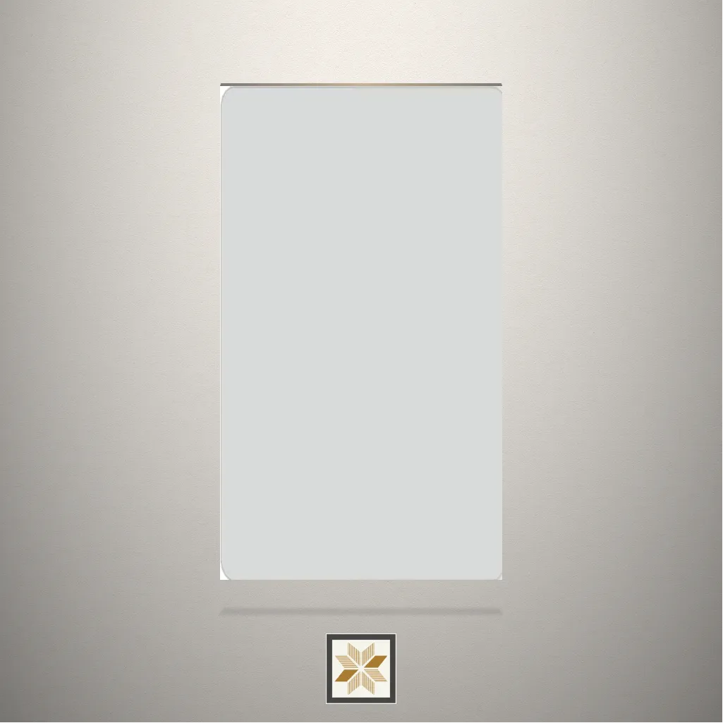 High Gloss French Grey Solid Color Cream Laminate (8x4 feet,1 mm): LM-14228