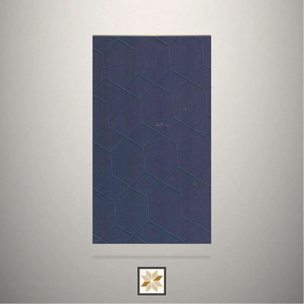 Textured Blue Prism Path Pattern Blue Laminate (8x4 feet,1 mm): LM-14272-G