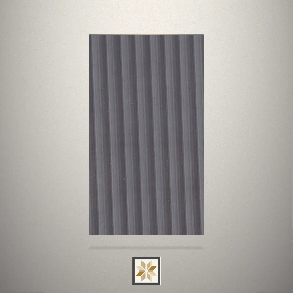Textured Grey Bamboo Fluted Grey Laminate (8x4 feet,1 mm): LM-14275-D