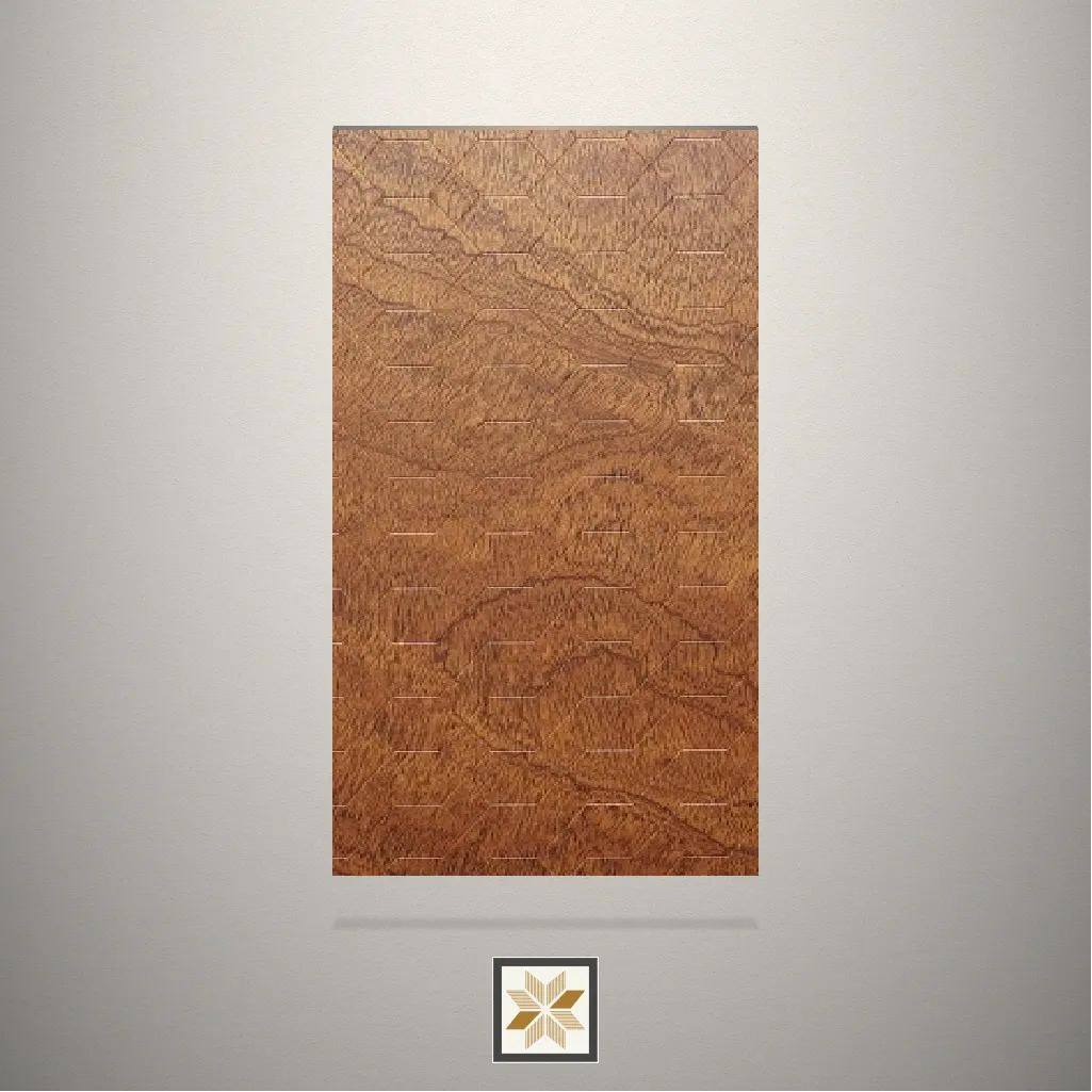 Textured Prism Path Pattern Brown Laminate (8x4 feet,1 mm): LM-14392-C