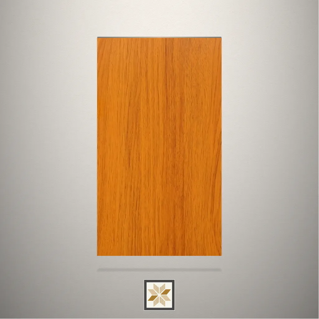 High Gloss Golden Elm Wooden Brown Laminate (8x4 feet,1 mm): LM-14413-G