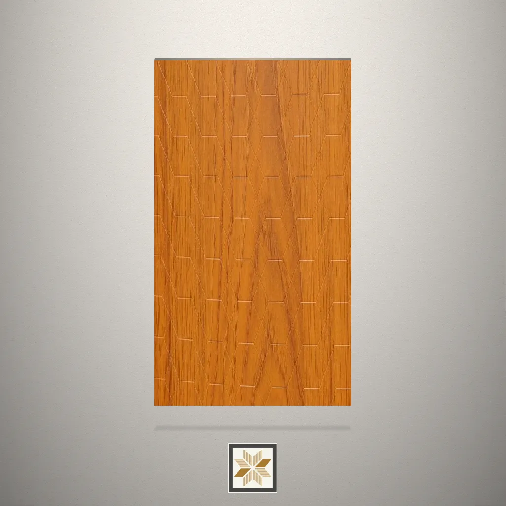 Textured Brown Prism Path Pattern Brown Laminate (8x4 feet,1 mm): LM-14413-E