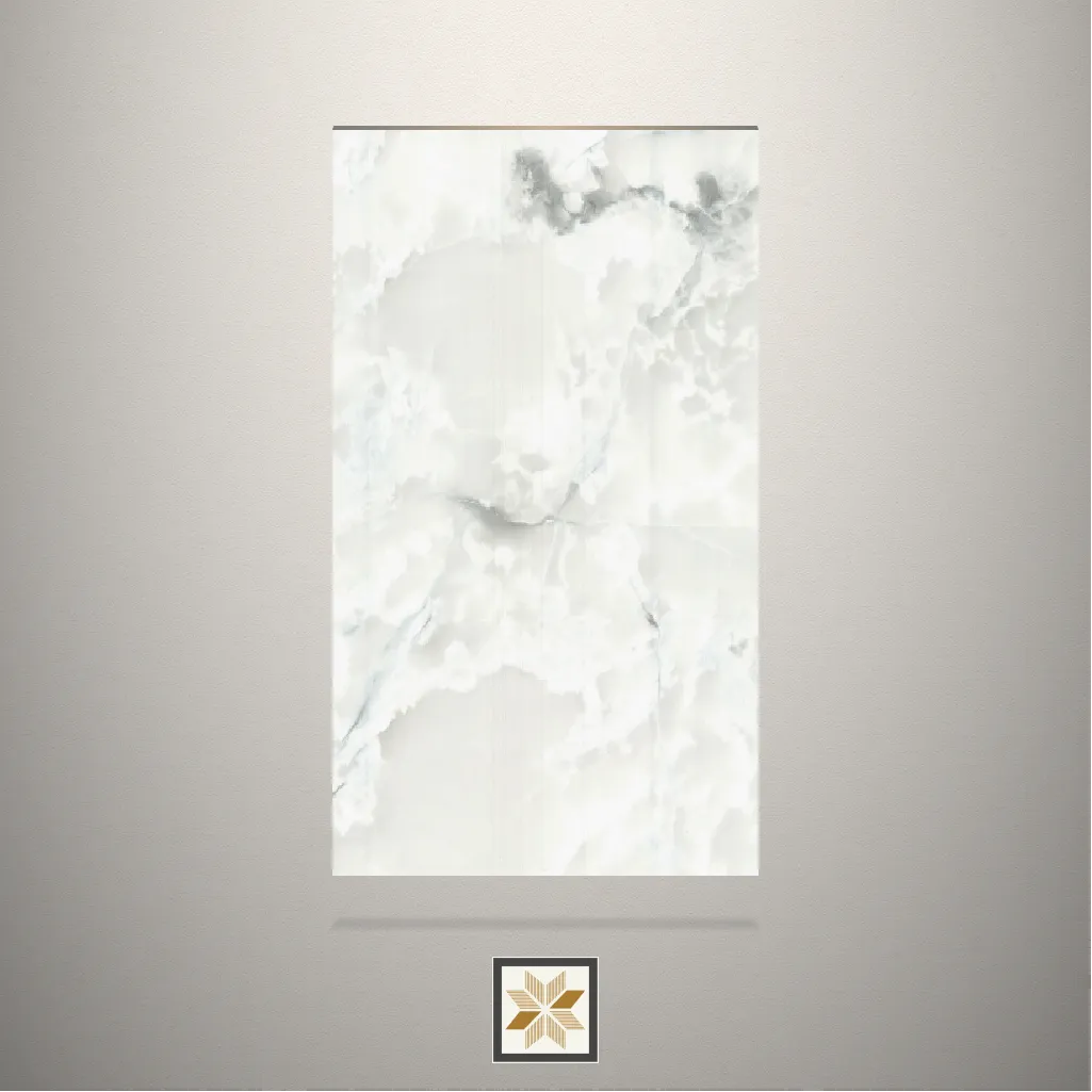 Textured Reyna Marble Marble White Laminate (8x4 feet,1 mm): LM-14497