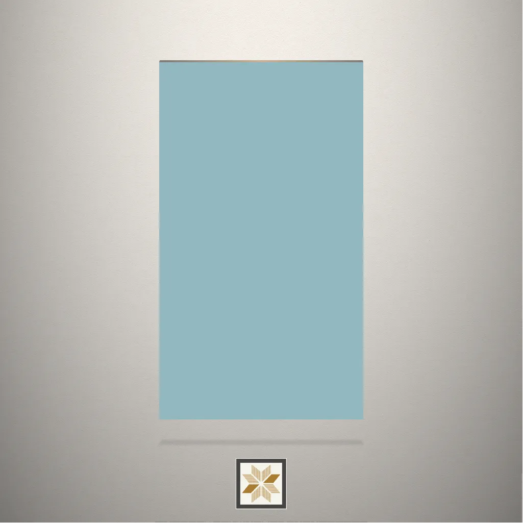 Gloss Aeris Blue Solid Color Blue Laminate (8x4 feet,1 mm): LM-15463-D