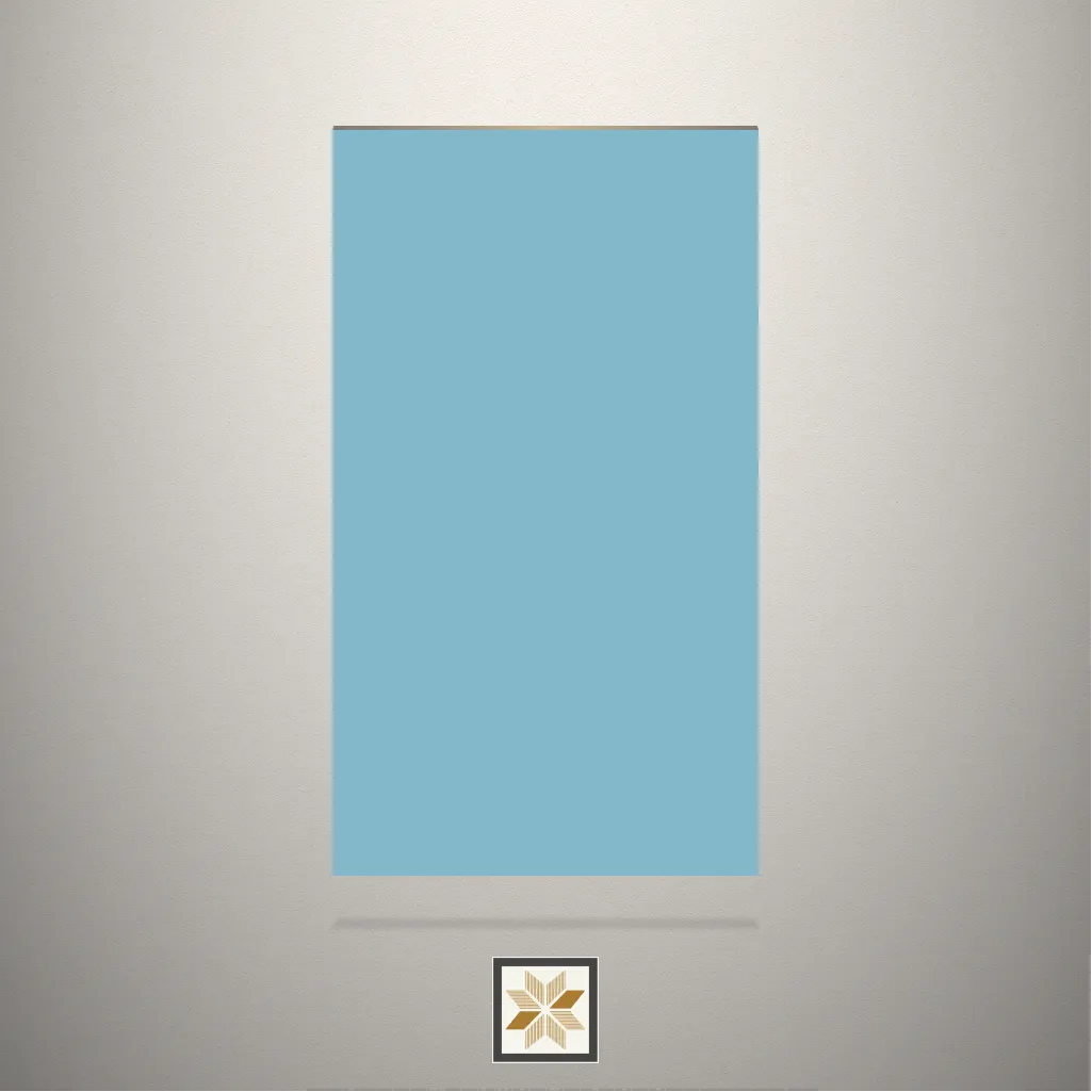 Super Matt Baby Blue Solid Color Blue Laminate (8x4 feet,1 mm): LM-14737