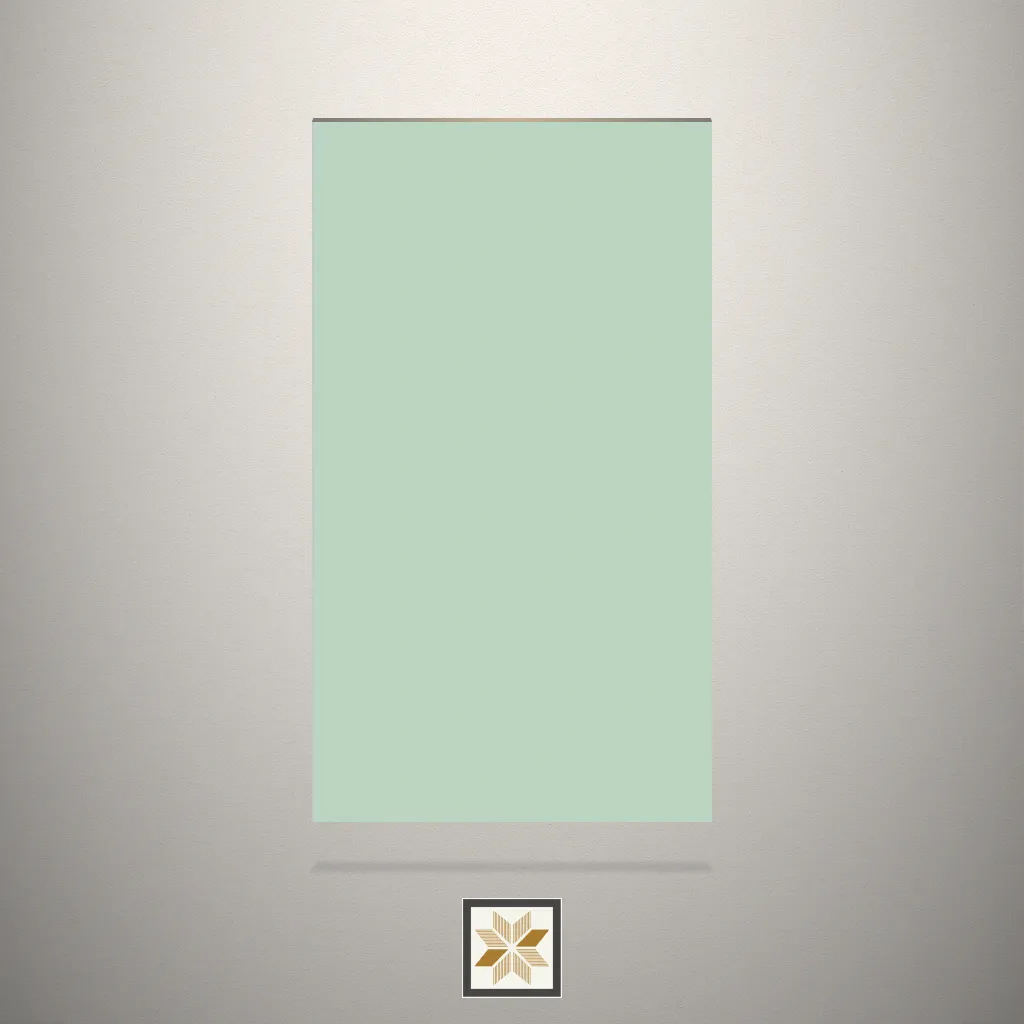 High Gloss Mint Grey Solid Color Grey Laminate (8x4 feet,1 mm): LM-14813