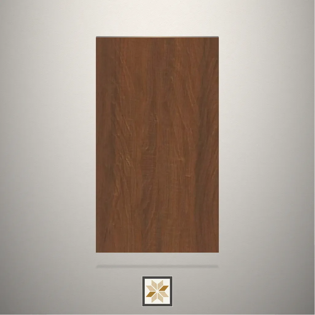 Textured Brown Dripped Wooden Brown Laminate (8x4 feet,1 mm): LM-14879-B