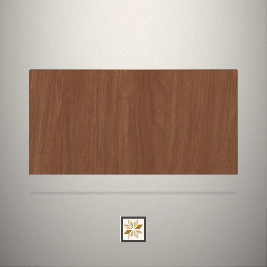 High Gloss HG Swiss Pear Wooden Brown Laminate (8x4 feet,1 mm): LM-14881-E