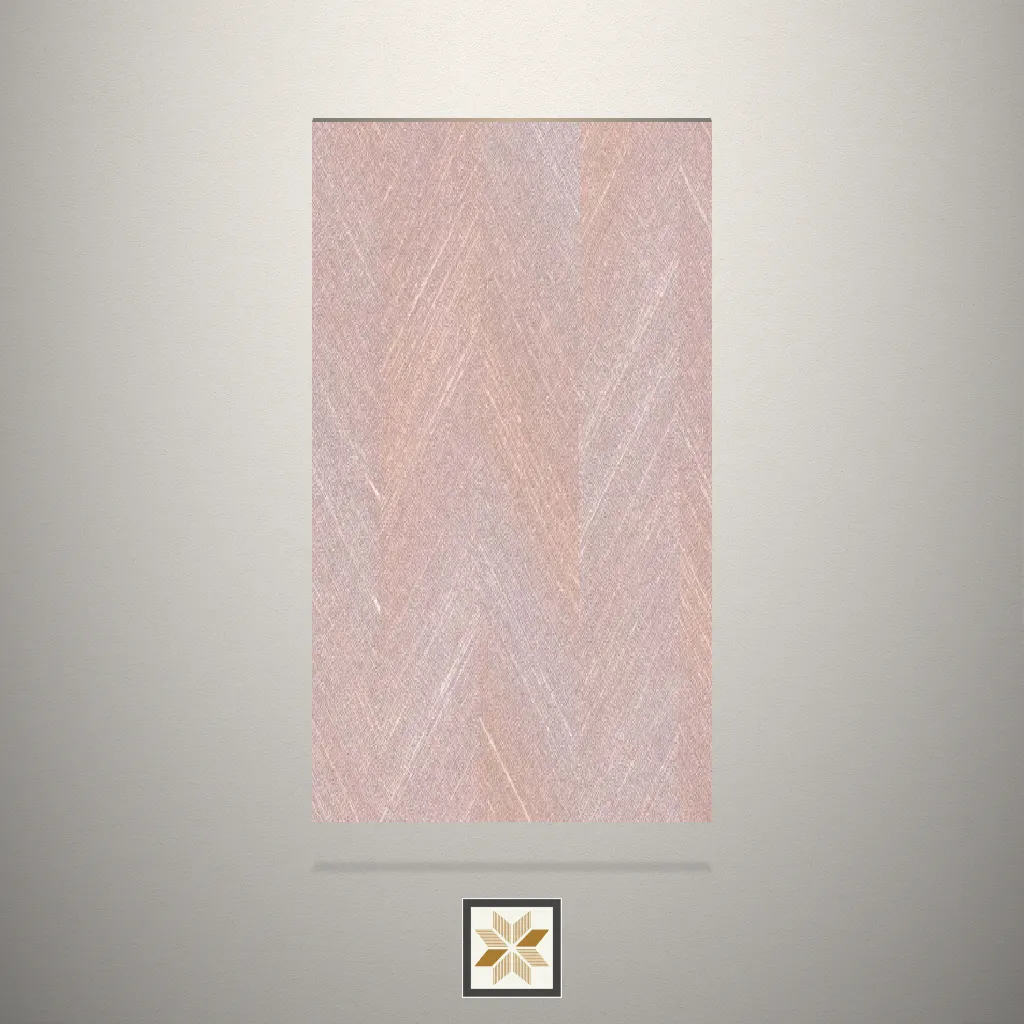 Textured Chevron Light Pattern Brown Laminate (8x4 feet,0.8 mm): LM-15090