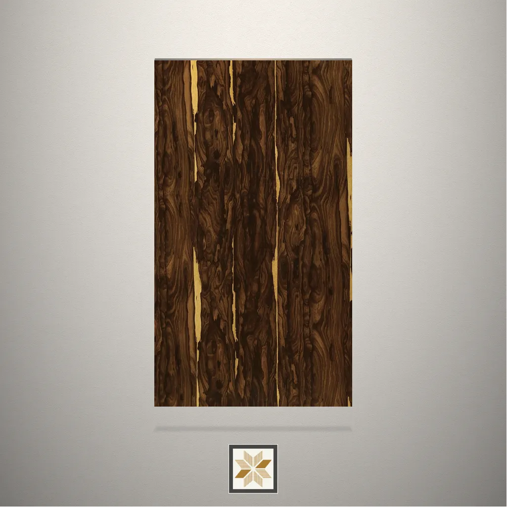 Gloss Wooden Brown Laminate (8x4 feet,1.5 mm): LM-15102