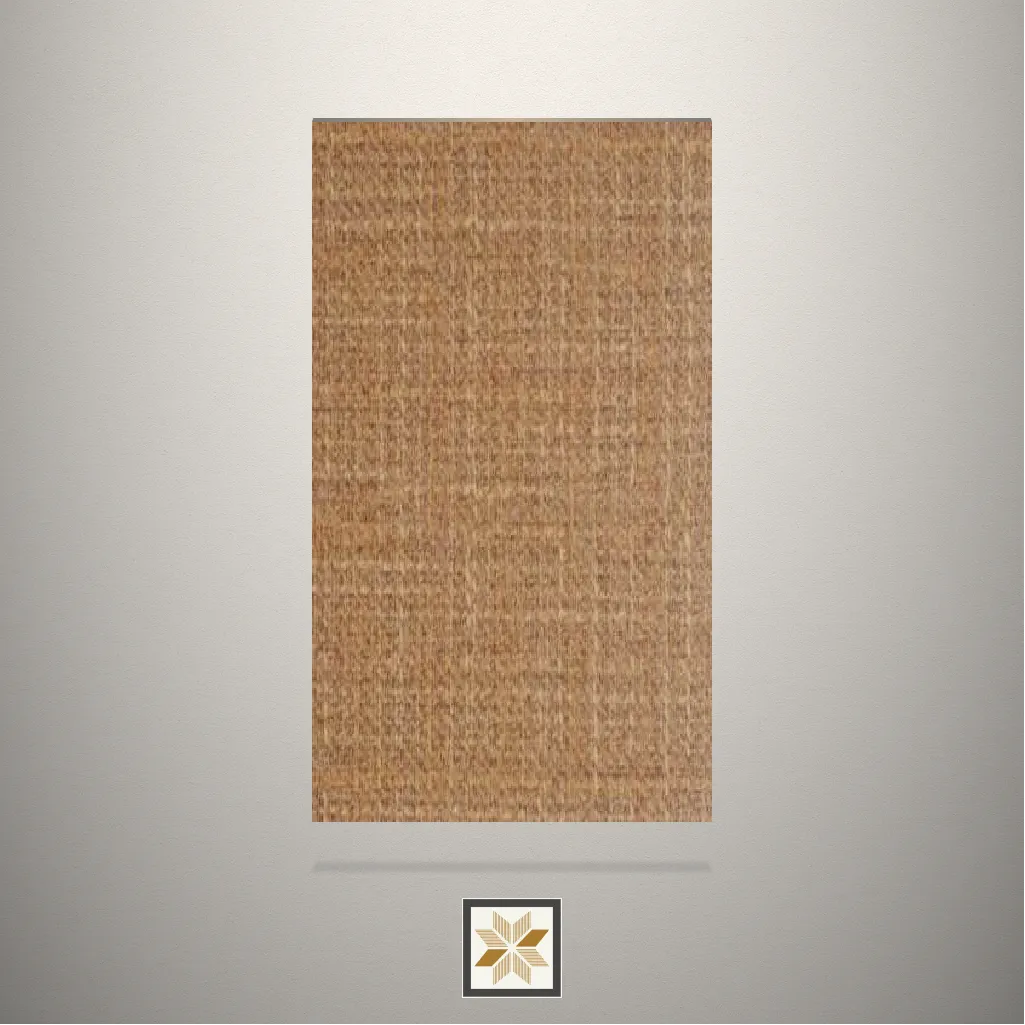 Suede Woven Linen Dark Fabric Linen Brown Laminate (8x4 feet,1 mm): LM-15199