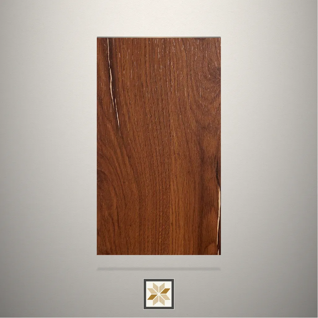Textured Russet Greence Pecan Wooden Brown Laminate (8x4 feet,1 mm): LM-15233