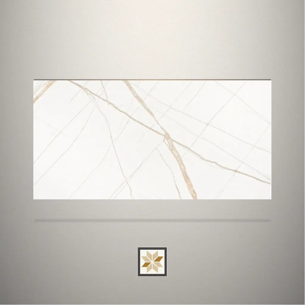 Riggled Marble Marble White Laminate (8x4 feet,1 mm): LM-15266