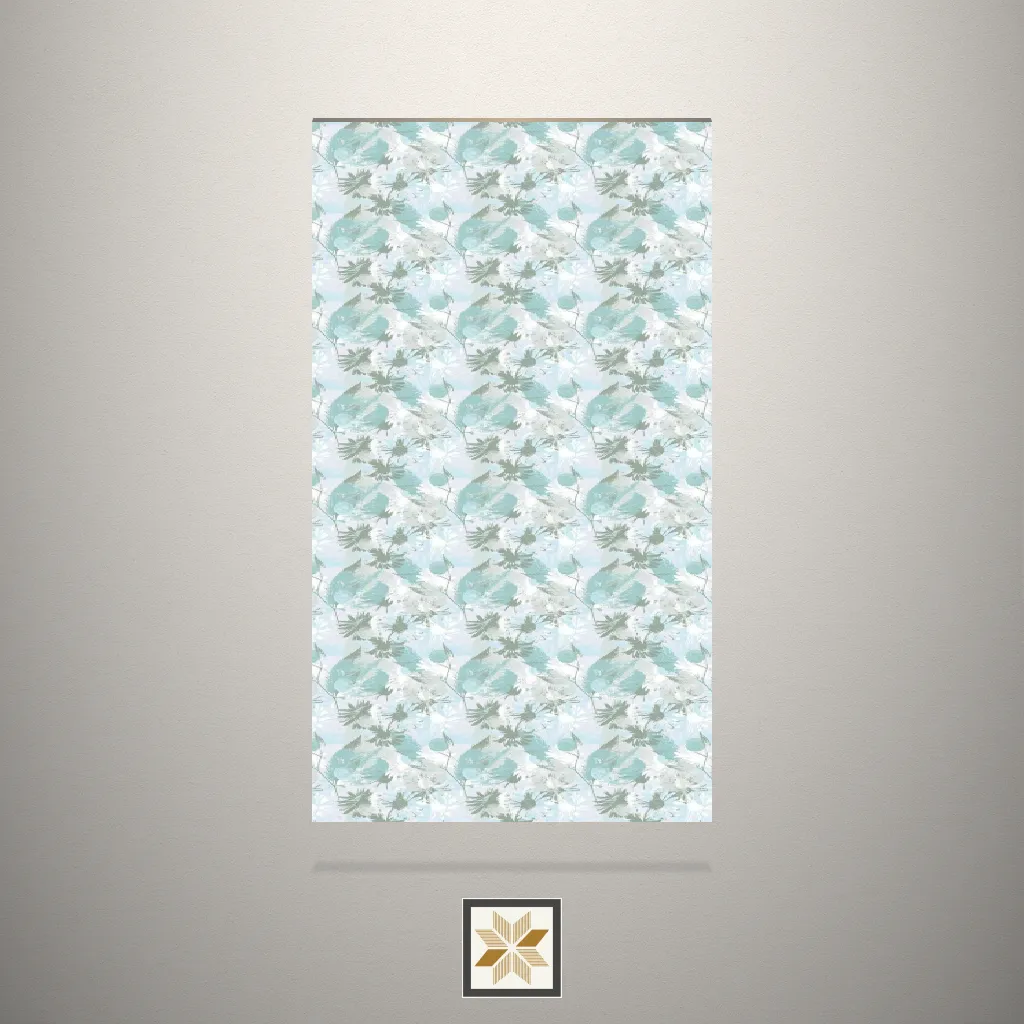 Textured Pastel Azure Pattern Green Laminate (8x4 feet,1 mm): LM-15270