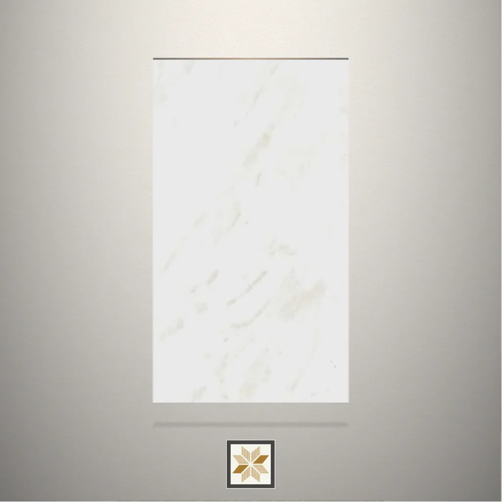 Carara Marble Marble White Laminate (8x4 feet,0.8 mm): LM-15309
