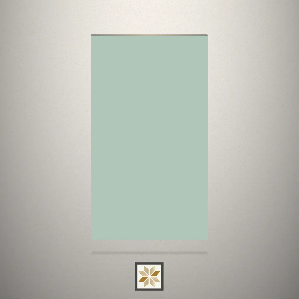 Gloss Mint Green Solid Color Green Laminate (8x4 feet,1 mm): LM-15873-C