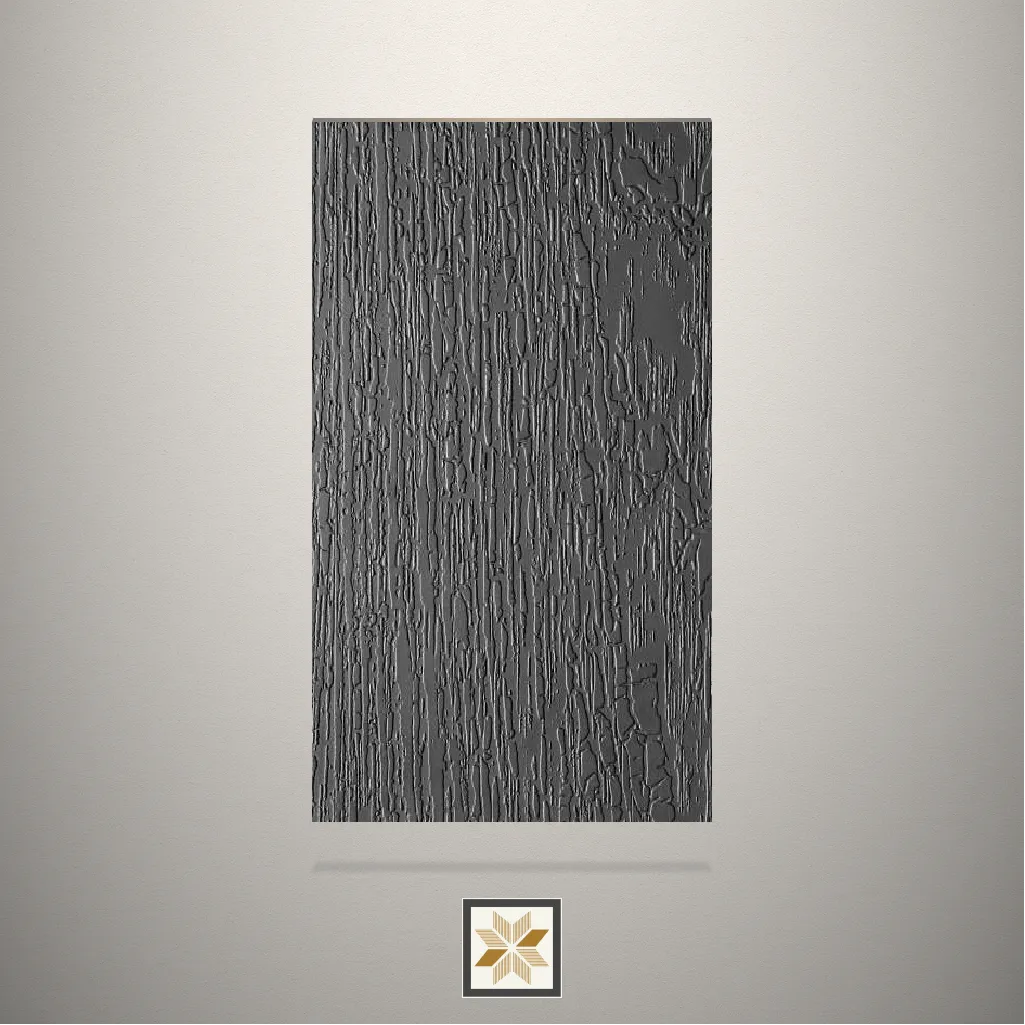 Textured Coal Black Wooden Black Laminate (8x4 feet,1.25 mm): LM-15323