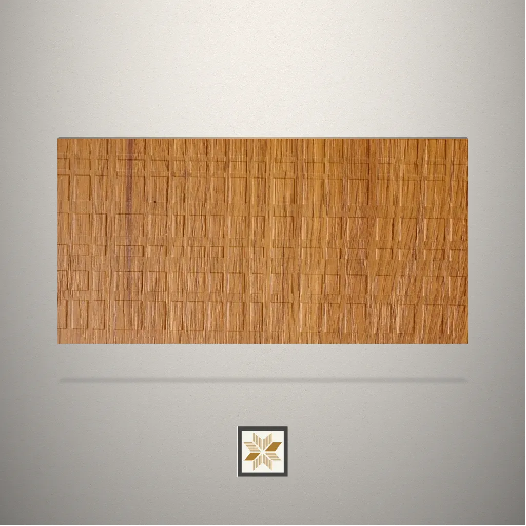 Textured Brown Cube Pattern Brown Laminate (8x4 feet,1 mm): LM-15375-C