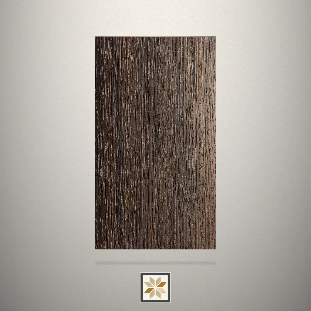 Textured Metallic Oder Pearwood Wooden Brown Laminate (8x4 feet,1.25 mm): LM-15344