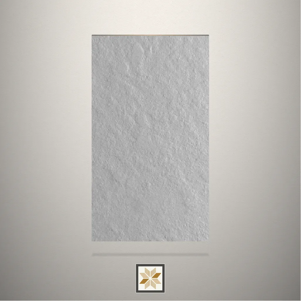 Textured Ash Grey Stone Grey Laminate (8x4 feet,1 mm): LM-15381