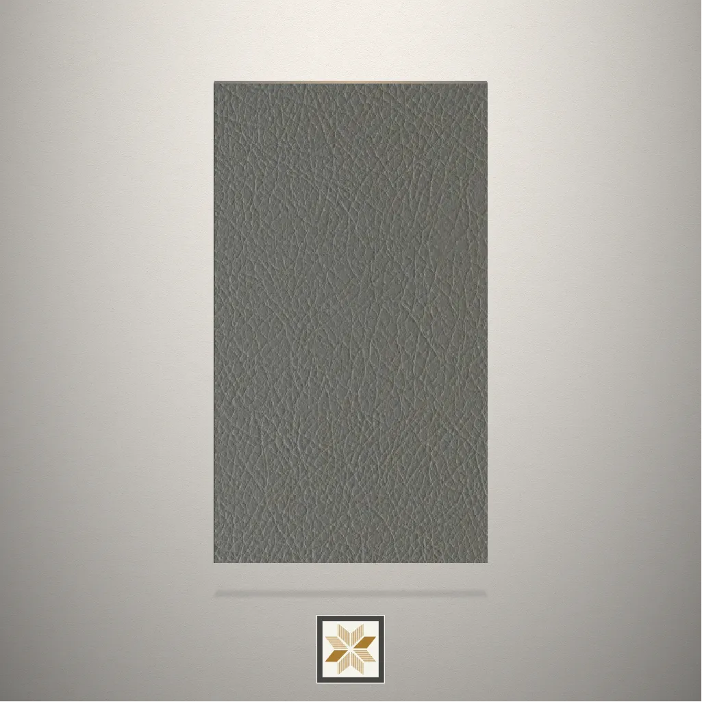 Leather ML Chapel Leather Grey Laminate (8x4 feet,0.8 mm): LM-15403