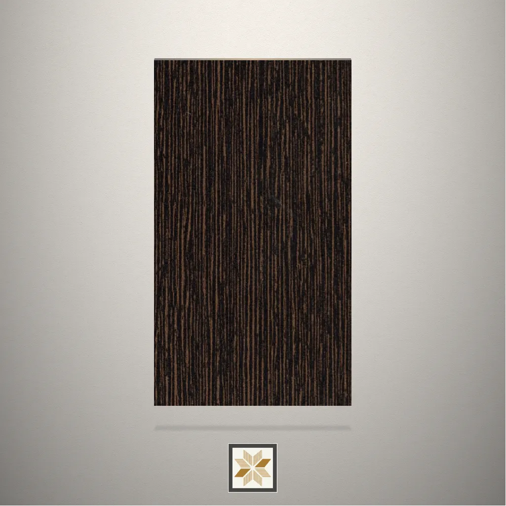Suede Wenge Black Wooden Brown Laminate (8x4 feet,0.7 mm): LM-15432
