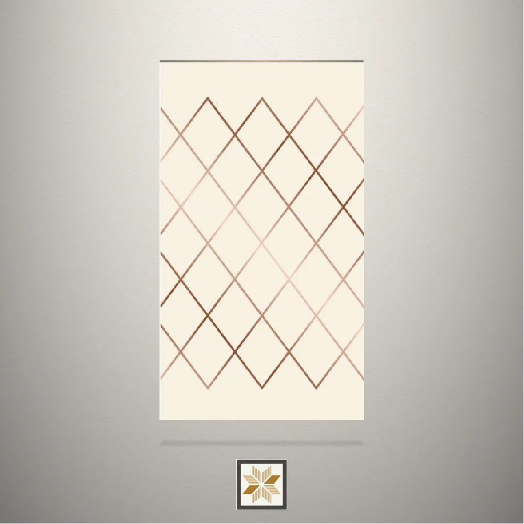 High Gloss Pattern Cream Laminate (8x4 feet,1 mm): LM-15471