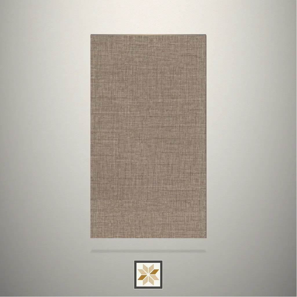 Suede MS Huckaba Fabric Linen Brown Laminate (8x4 feet,0.8 mm): LM-15479