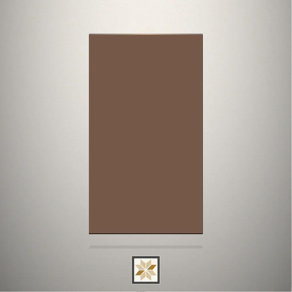 Suede MS Cresto Solid Color Brown Laminate (8x4 feet,0.8 mm): LM-15483