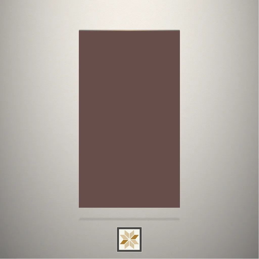 High Gloss Sangria Solid Color Brown Laminate (8x4 feet,1 mm): LM-15505