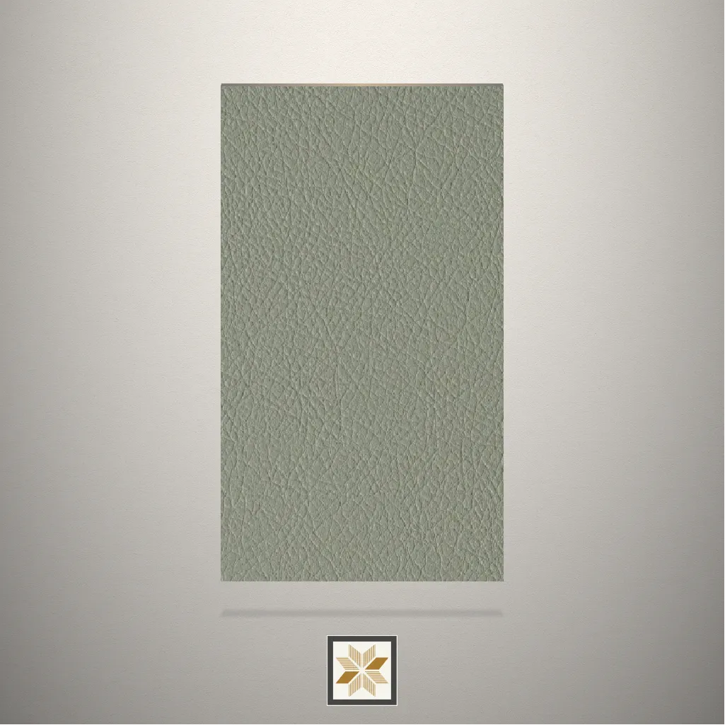 Leather ML Silance Leather Grey Laminate (8x4 feet,0.8 mm): LM-15509