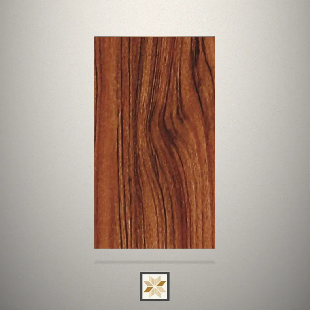 High Gloss Ramin Wood Dark Wooden Brown Laminate (8x4 feet,1.5 mm): LM-15539
