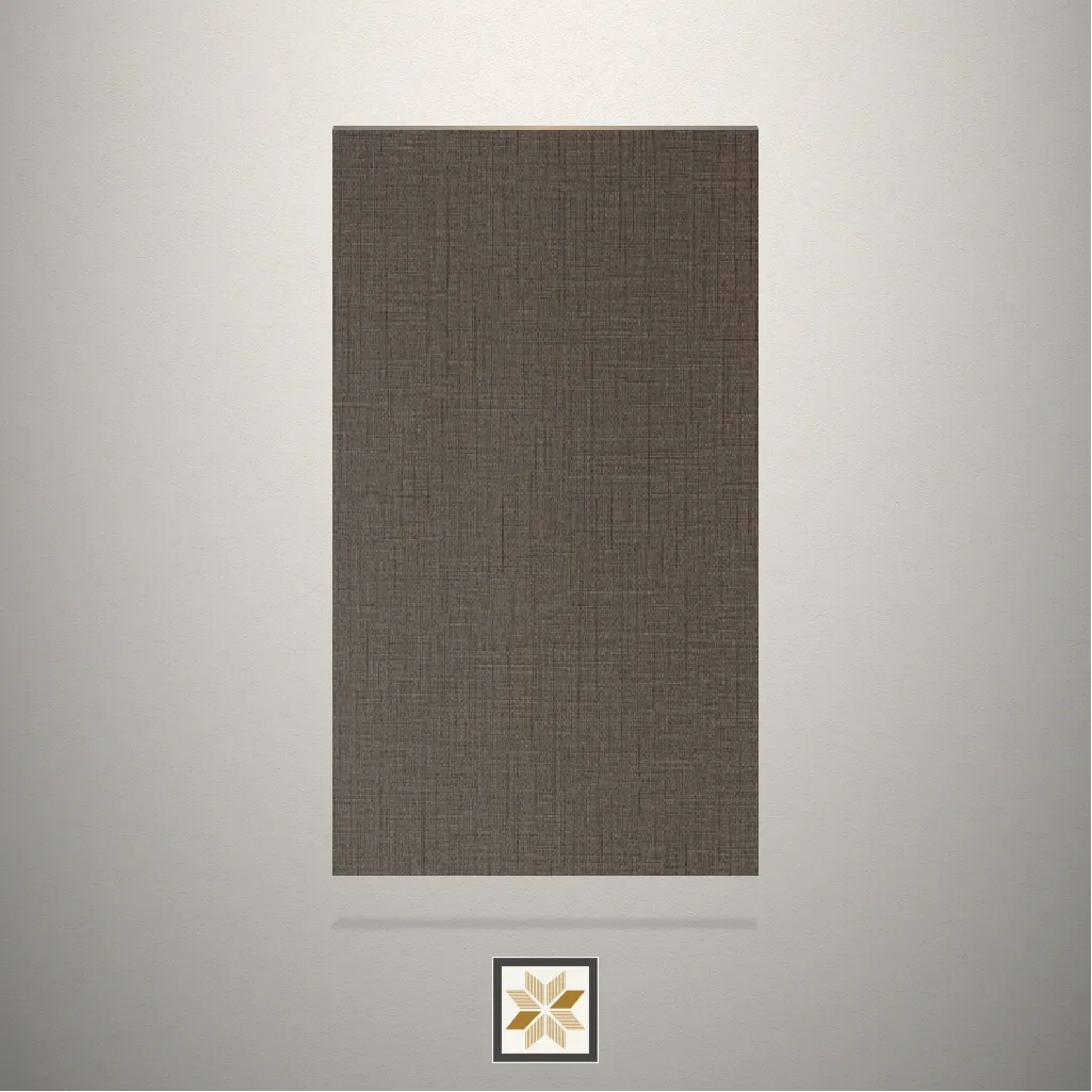 Textured ME Tissim Fabric Linen Brown Laminate (8x4 feet,0.8 mm): LM-15546