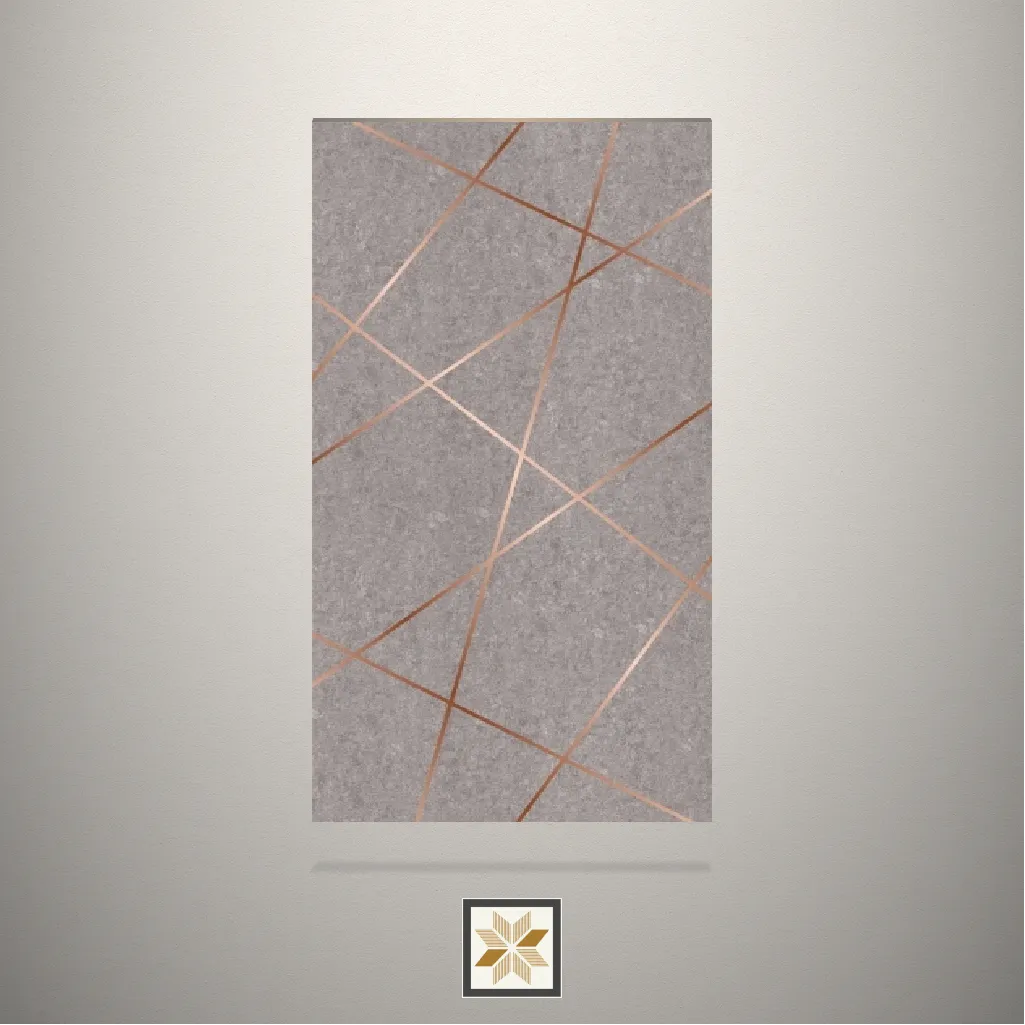 High Gloss Pattern Grey Laminate (8x4 feet,1 mm): LM-15624