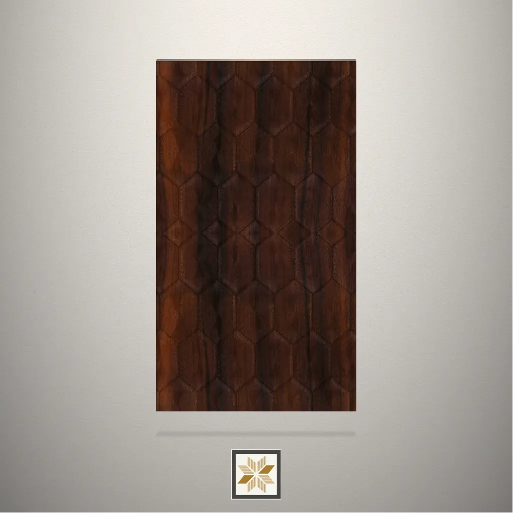 Textured Abstract Artistic Brown Laminate (8x4 feet,1 mm): LM-15633