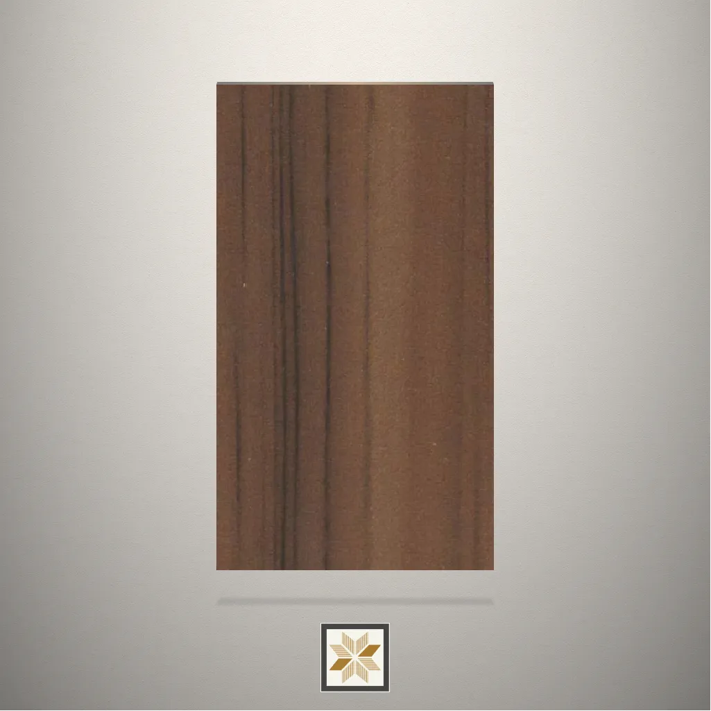 High Gloss Claro Walnut Dark Wooden Brown Laminate (8x4 feet,1.5 mm): LM-15644