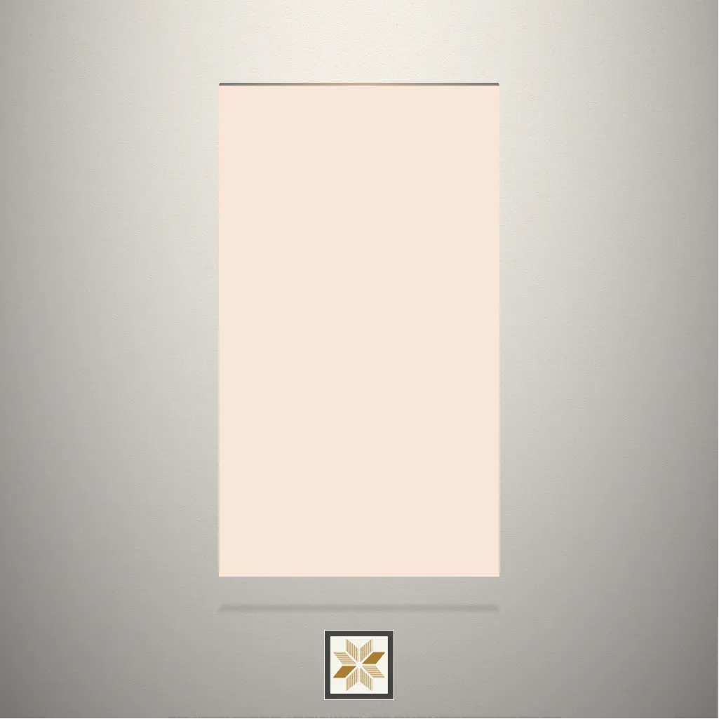 High Gloss Seashell Solid Color Beige Laminate (8x4 feet,1.5 mm): LM-15664