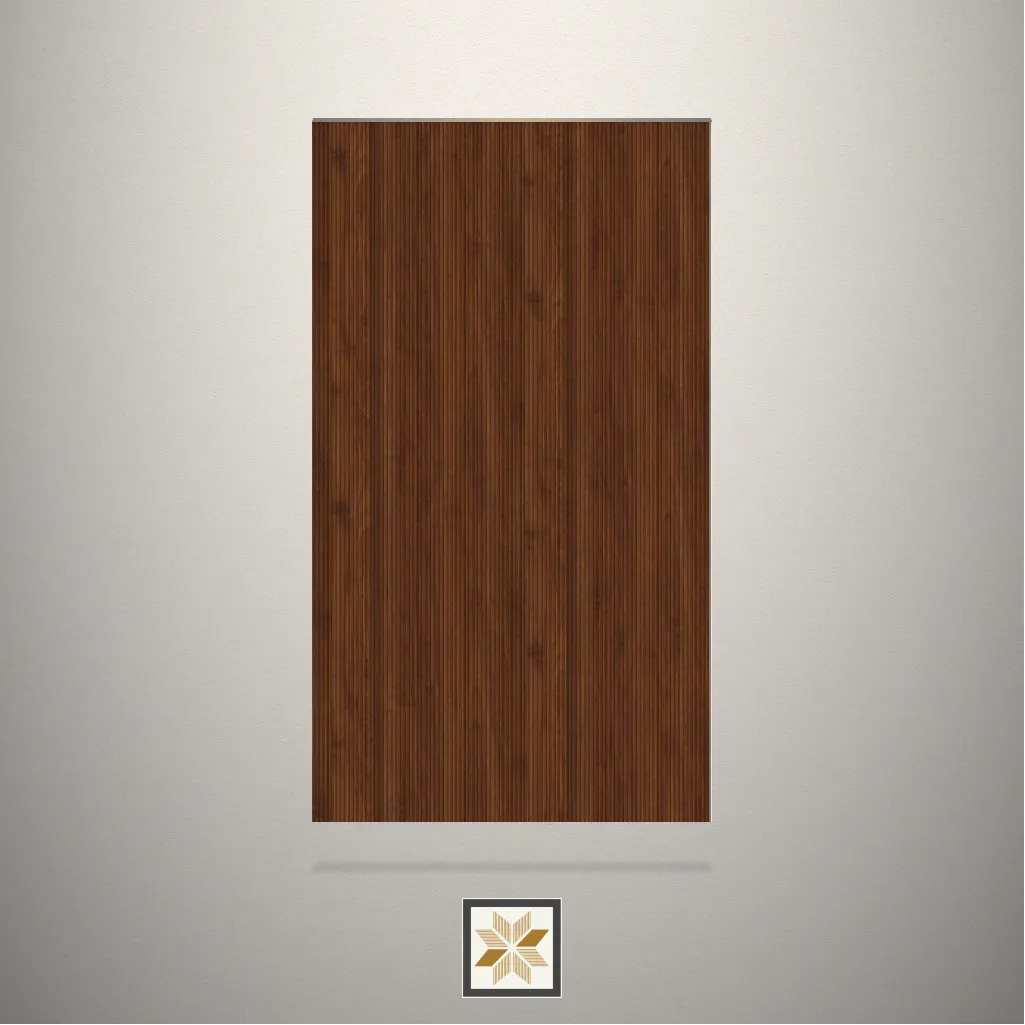Textured Fluted Brown Laminate (8x4 feet,1 mm): LM-15665