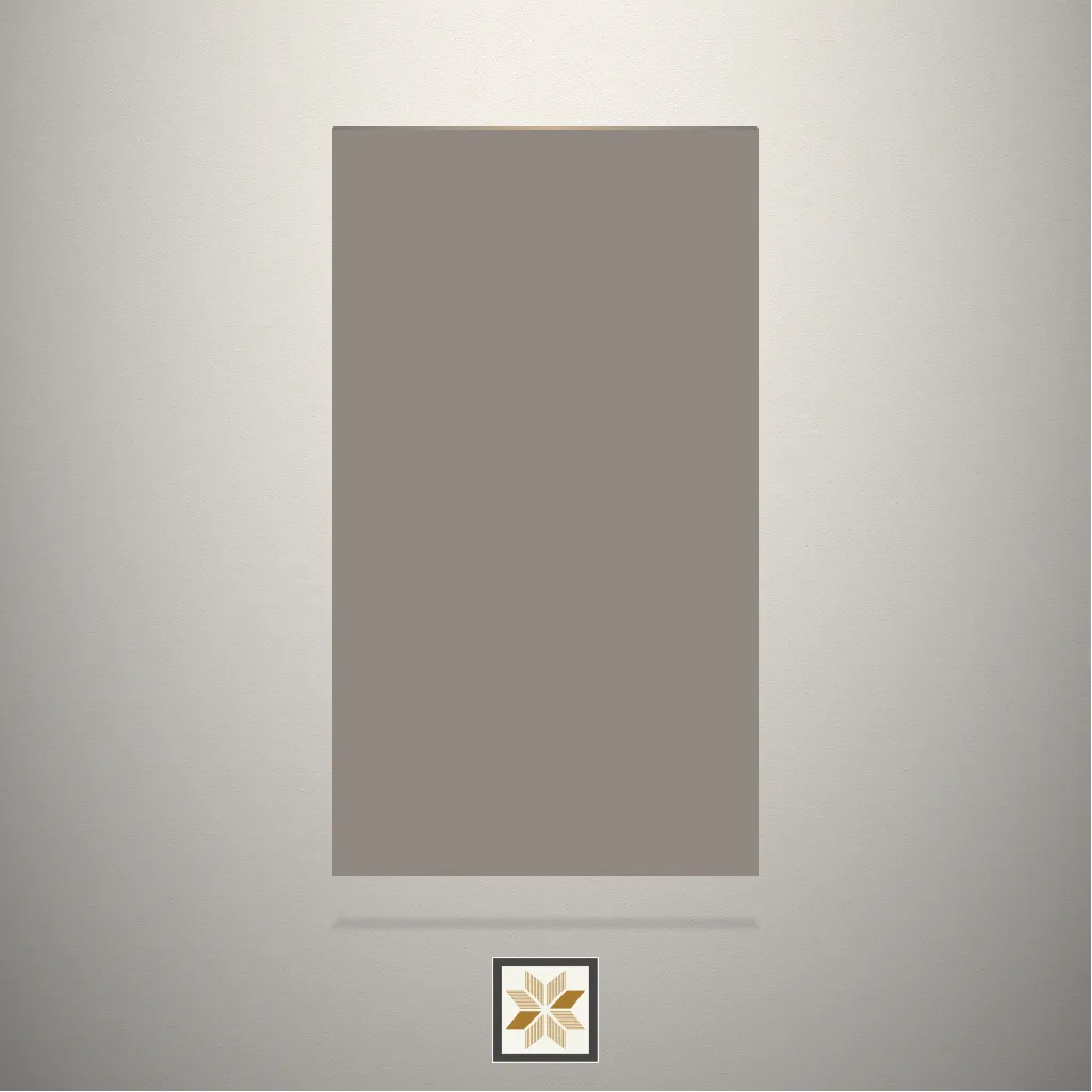 Matt Floral White Solid Color Brown Laminate (8x4 feet,1.5 mm): LM-15667