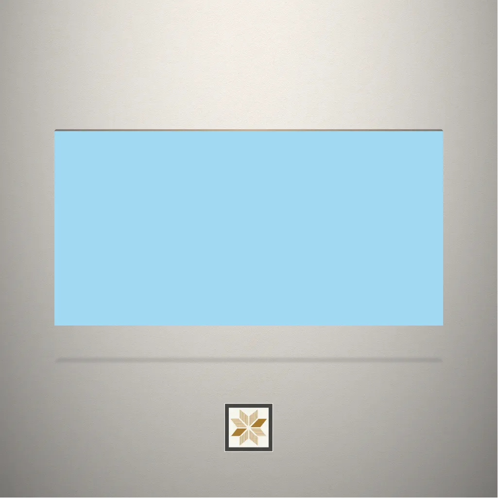 High Gloss Plain Mirror Solid Color Blue Laminate (8x4 feet,1 mm): LM-15670