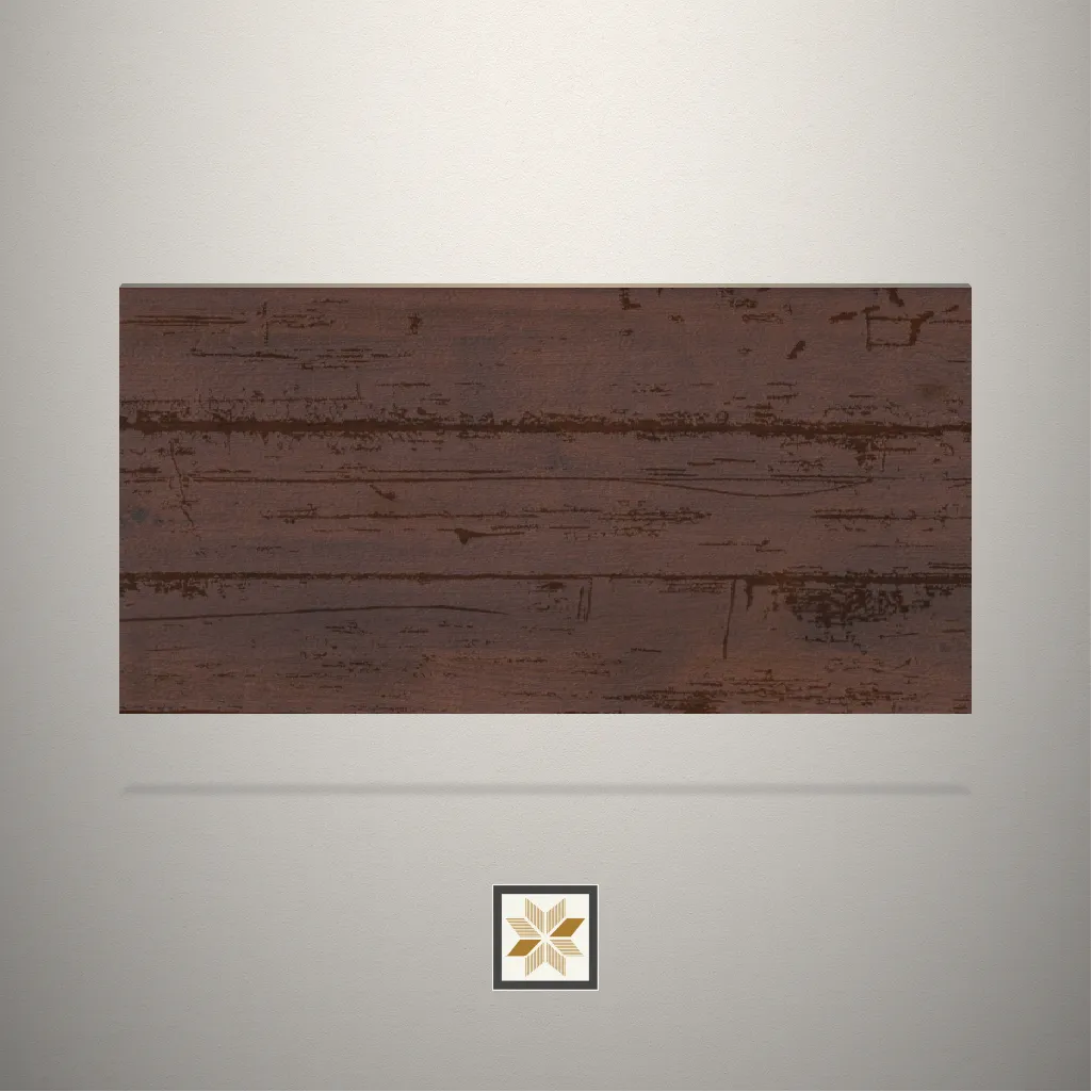 Textured Wooden Brown Laminate (8x4 feet,1 mm): LM-15689