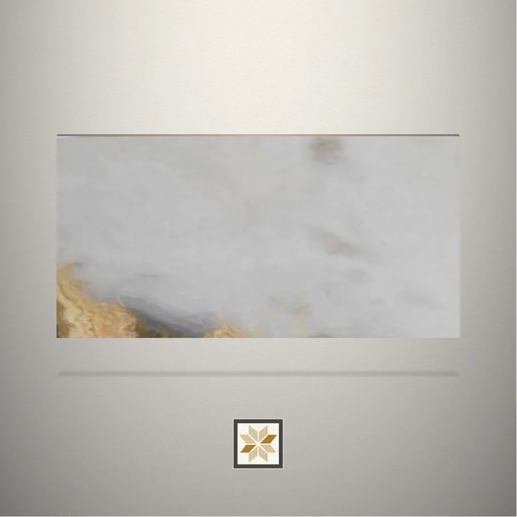 Matt Glitter Marble Marble White Laminate (8x4 feet,1 mm): LM-15747