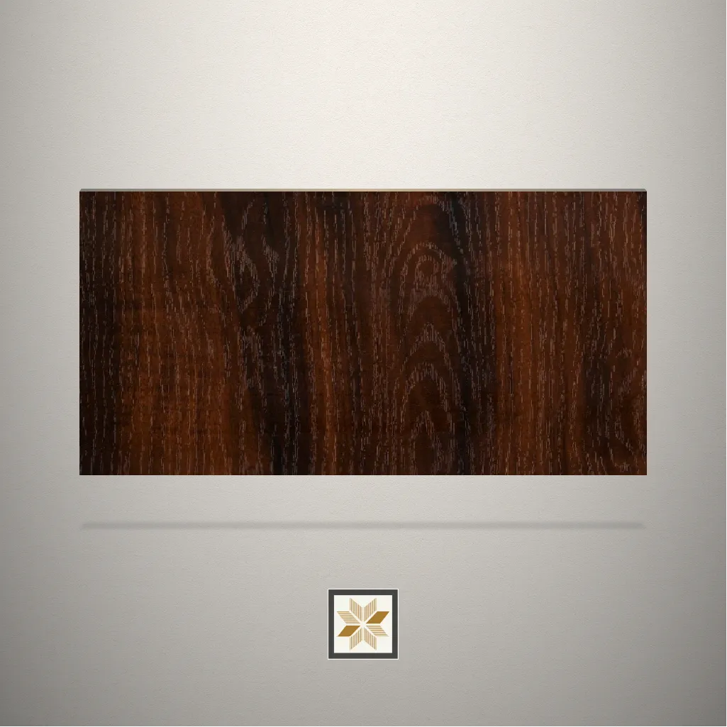 Gloss Wooden Brown Laminate (8x4 feet,1 mm): LM-15786