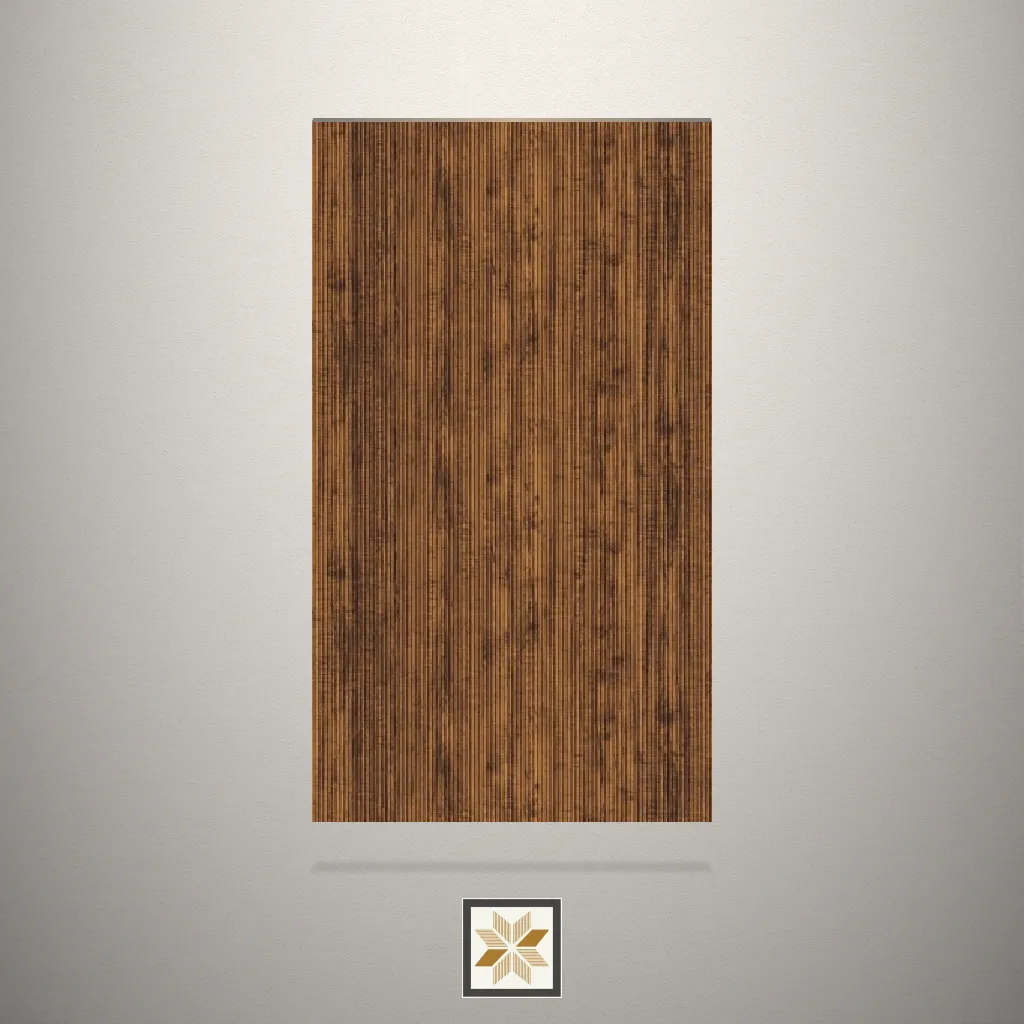 Textured Fluted Brown Laminate (8x4 feet,1 mm): LM-15835